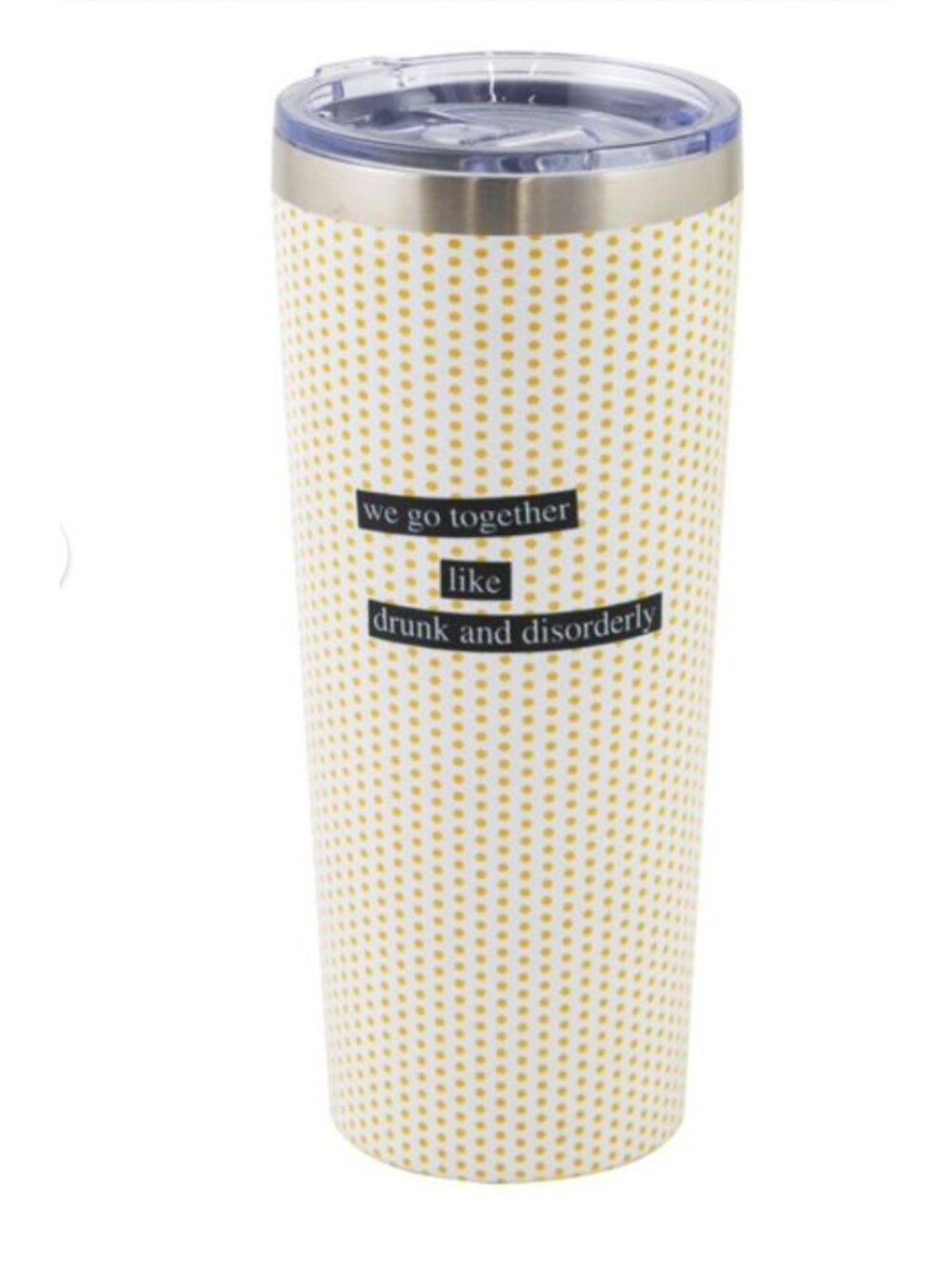 NIB Anne Taintor Stainless Steel Travel Tumbler 22-Ounce Drunk & Disorderly Lid - Picture 10 of 10